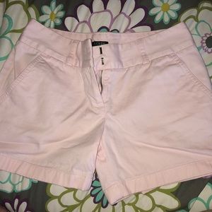 J crew light pink shorts